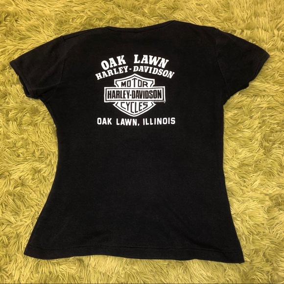 Vintage Harley Davidson Oak Lawn Tee - Picture 2 of 5
